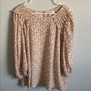 Max Studio Floral Print Blouse
